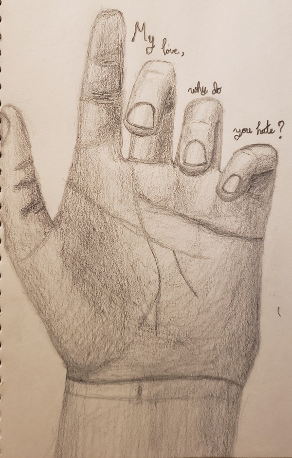 another hand drawing w/ text